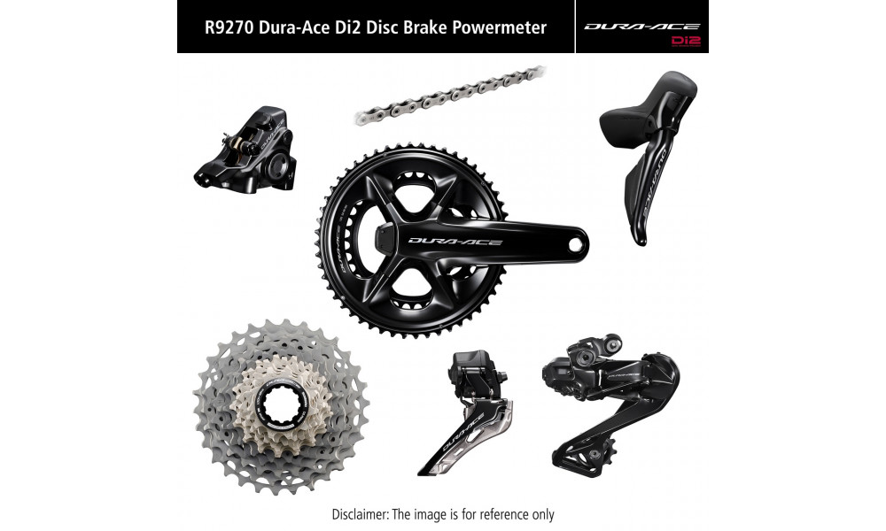 Rühmaülekande osade komplekt Shimano DURA-ACE Di2 R9270P Disc brakes 170mm 52x36T 