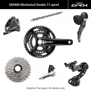 Rühmaülekande osade komplekt Shimano GRX 810 172.5mm 11-speed 48x31T