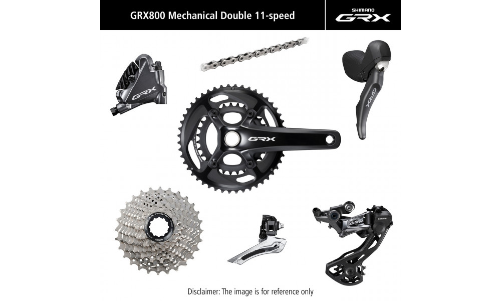 Rühmaülekande osade komplekt Shimano GRX 810 172.5mm 11-speed 48x31T 