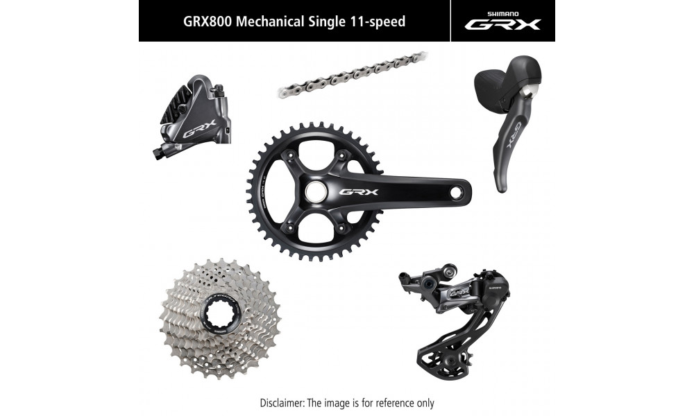 Rühmaülekande osade komplekt Shimano GRX 810 11-speed 172.5mm 40T 
