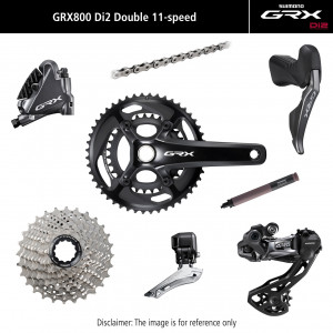 Rühmaülekande osade komplekt Shimano GRX Di2 810 11-speed 175mm 48x31T