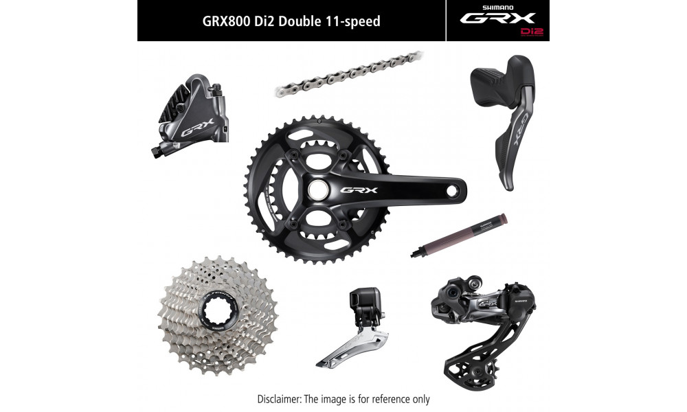 Rühmaülekande osade komplekt Shimano GRX Di2 810 11-speed 175mm 48x31T 