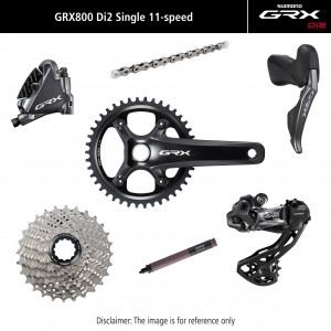 Rühmaülekande osade komplekt Shimano GRX Di2 810 11-speed 175mm 42T