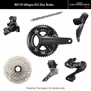 Rühmaülekande osade komplekt Shimano ULTEGRA Di2 R8170 Disc brakes 172.5mm 50x34T
