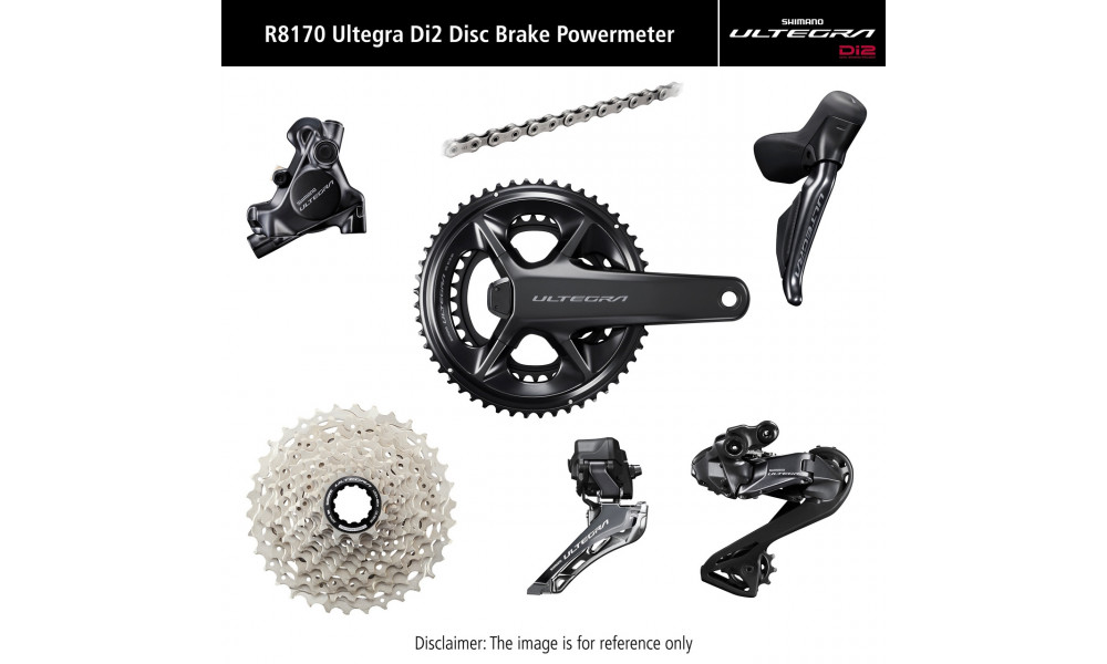 Rühmaülekande osade komplekt Shimano ULTEGRA Di2 R8170P Disc brakes 170mm 52x36T 