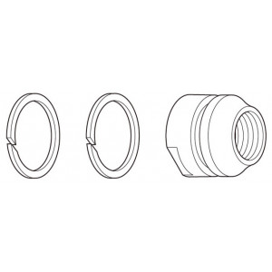 Tagarummu koonus Shimano FH-M452 left