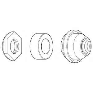 Koonus, seib ja mutter Shimano FH-M595 left hand