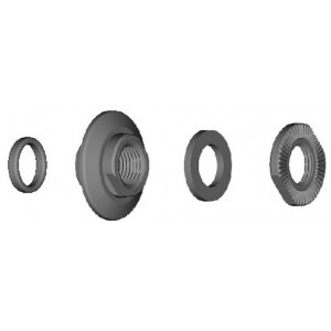 Koonus, seib ja mutter Shimano WH-6800-F left hand