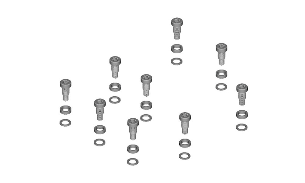 Pedaalikruvid vahetükkidega Shimano PD-GR500 (9 tk.) 