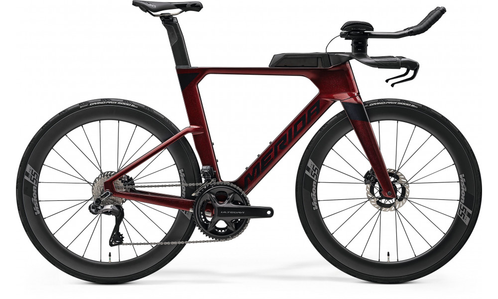 Jalgratas Merida Time Warp TRI Limited IV1-FRM burgundy red(black) 