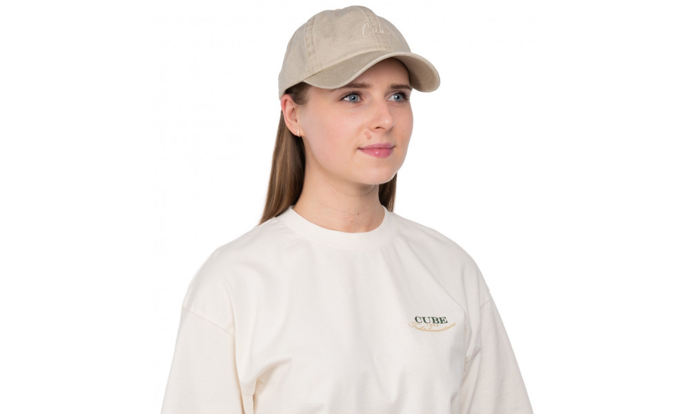 Cap Cube 6 Panel Washed beige - 4