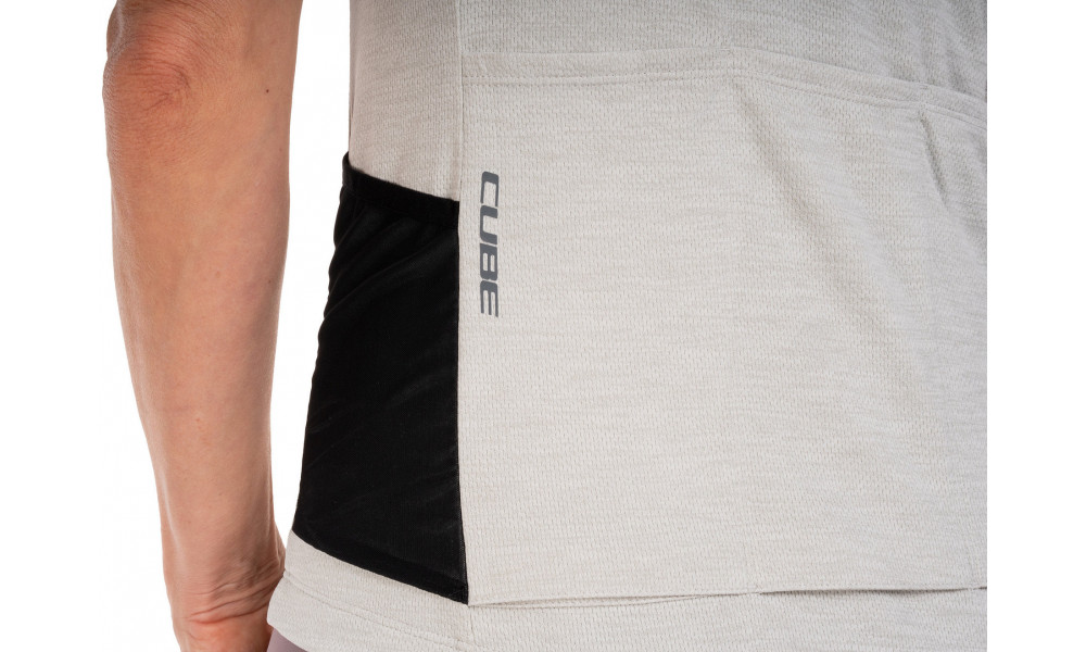 Cycling jersey Cube Gravel WS Full Zip Cargo S/S blue - 6