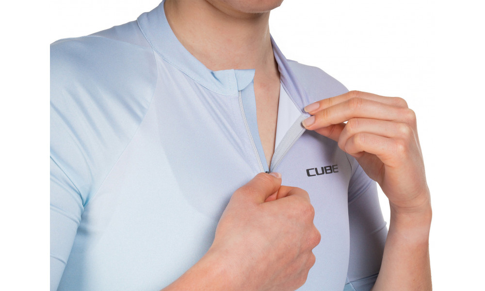 Cycling jersey Cube Road/XC WS S/S bordeaux - 4