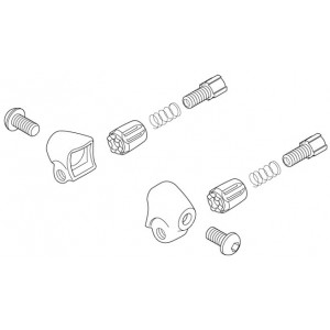Piduri trossi reguleerija Shimano SM-CS50 stopper for steel frames (paar)