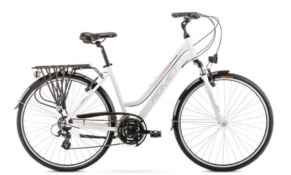 Jalgratas Romet Gazela 2020 white-pink 