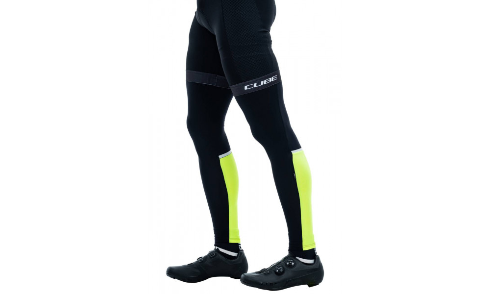 Leg warmers Cube Safety neon yellow - 2