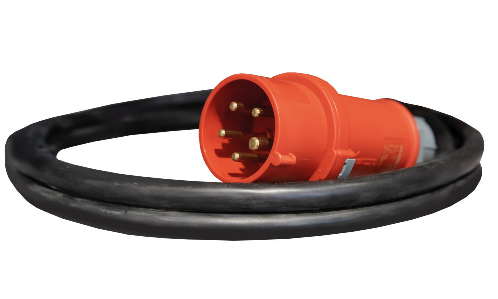 Osa säilituskasti Cyclus Tools by Asecos Power Cable 400V for battery charge cabinets K9/K3 (290199) 