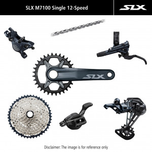 Rühmaülekande osade komplekt Shimano SLX M7100 2-Piston 175mm 32T I-Spec EV