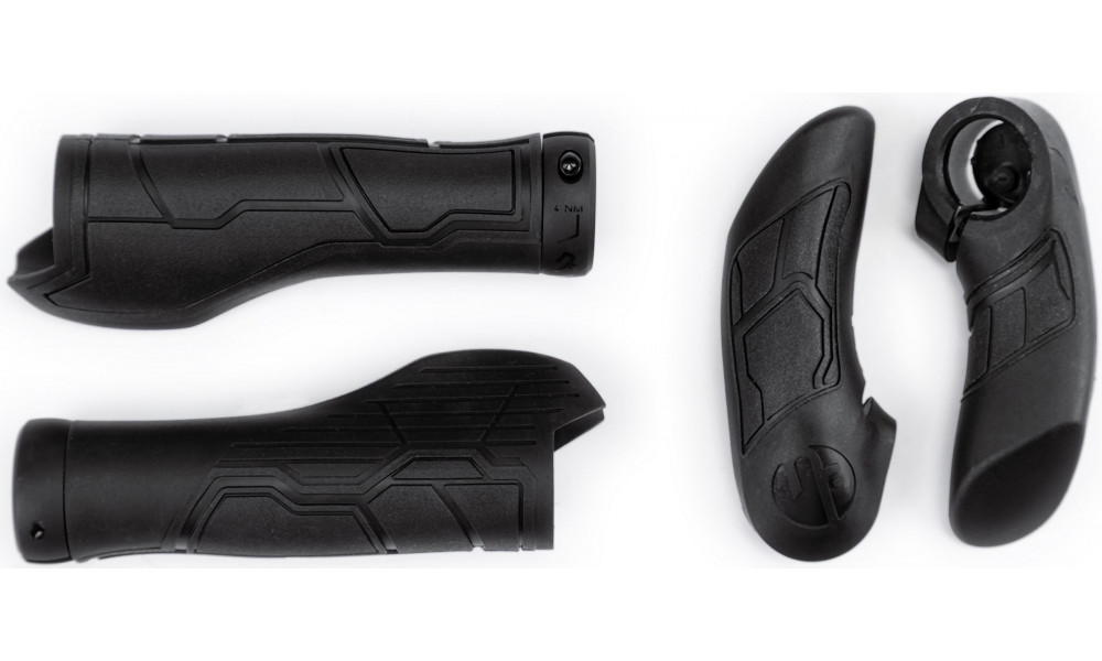 Käepidemed Natural Fit All Terrain Lock-on with bar ends black - 1