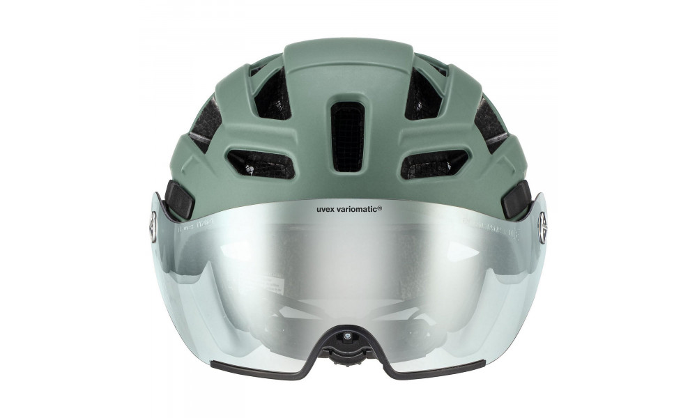 Kiivri Uvex finale visor V moss green-cloud matt - 3
