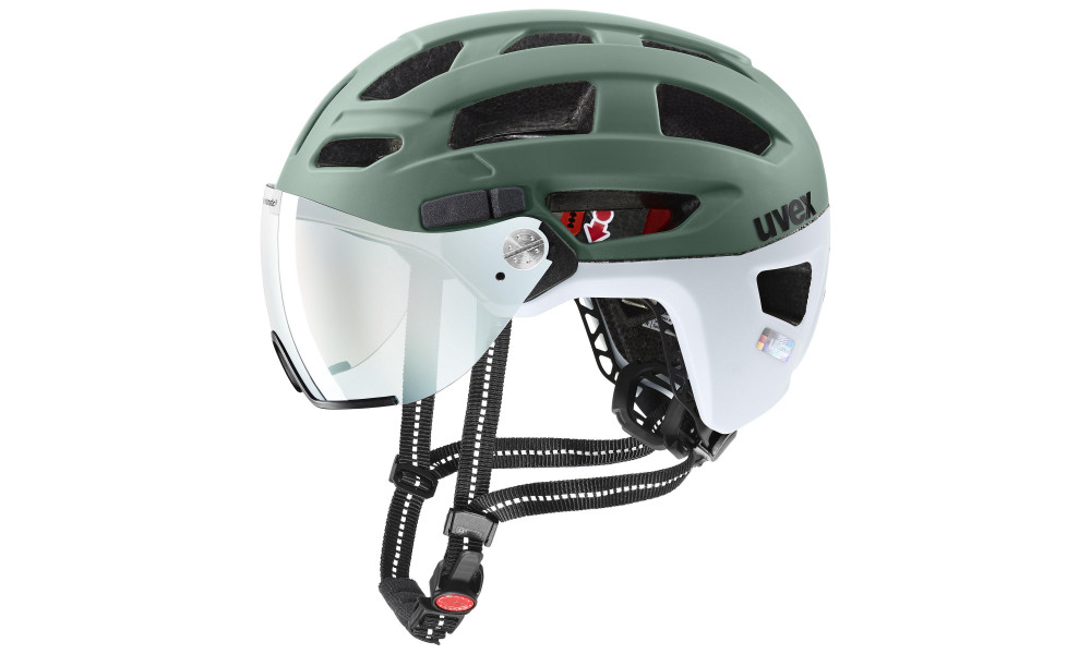 Kiivri Uvex finale visor V moss green-cloud matt - 9