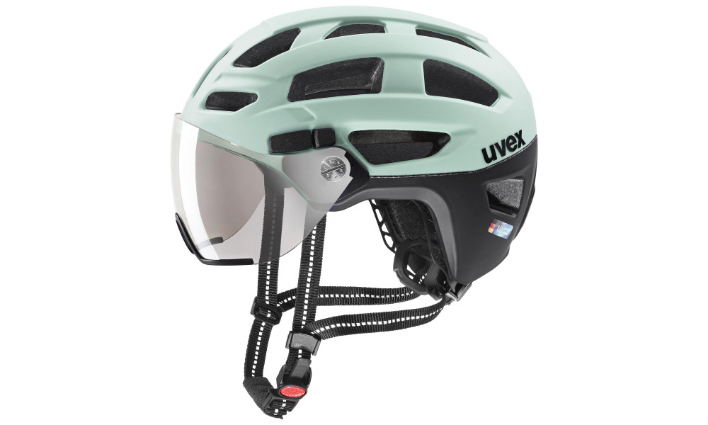 Kiivri Uvex finale visor jade-black matt - 1
