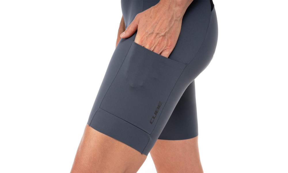 Cycling bibshorts Cube Gravel WS Cargo bordeaux - 8