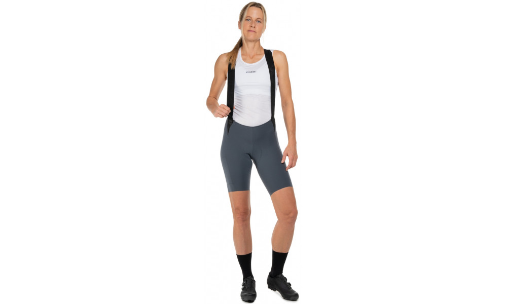 Cycling bibshorts Cube Gravel WS Cargo bordeaux - 10