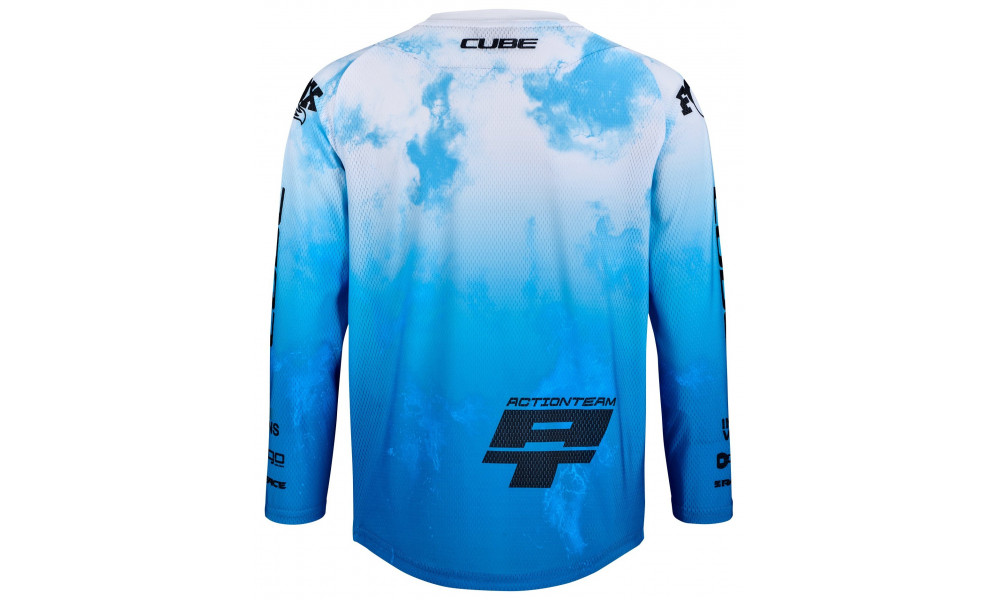Cycling jersey Cube MTB Rookie X Actionteam L/S black'n'blue - 6