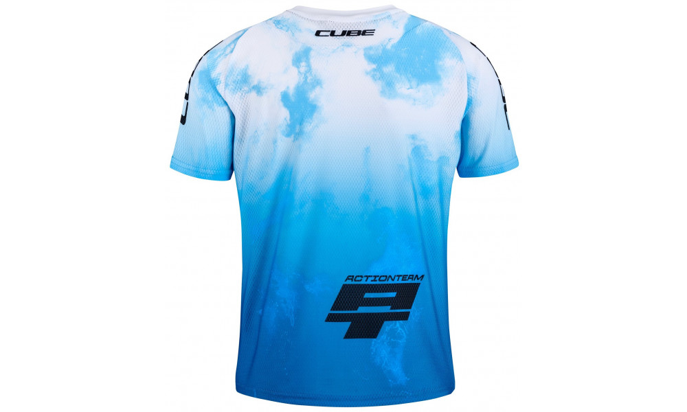 Cycling jersey Cube MTB Rookie X Actionteam S/S black'n'blue - 8