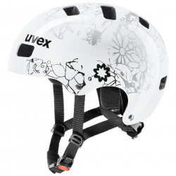Kiivri Uvex Kid 3 white flower black