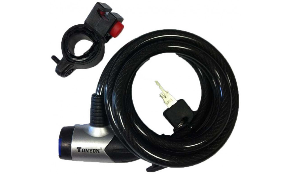 Lukk Tanyon spiral (steel cable) Ø12mm/1500mm 