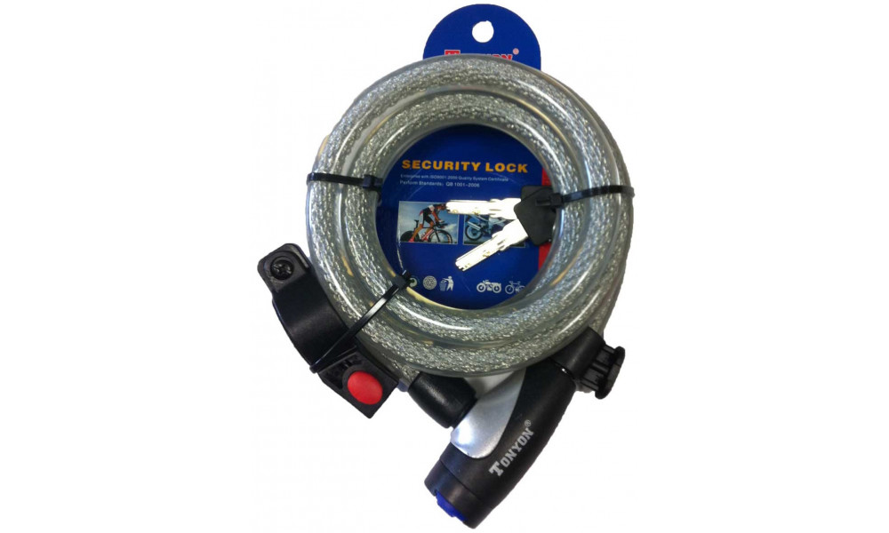 Lukk Tanyon spiral (steel cable) Ø15mm/1800mm 