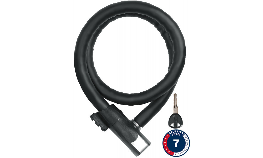 Lukk Abus Steel-O-Flex Centuro 860/85+Quicksnap RBU - 1