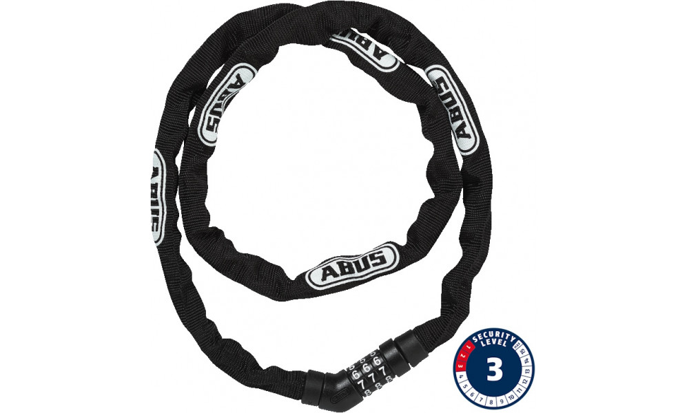Lukk Abus Chain 4804C/110 black 