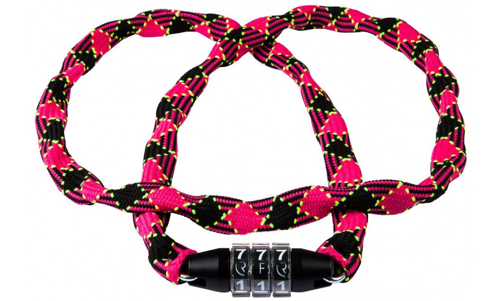 Lukk RFR CMPT chain combination 1200mm neon pink“n“black 
