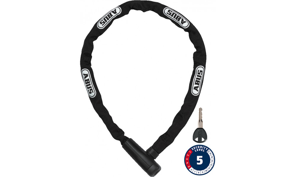 Lukk Abus Steel-O-Chain 5805K/75 black 