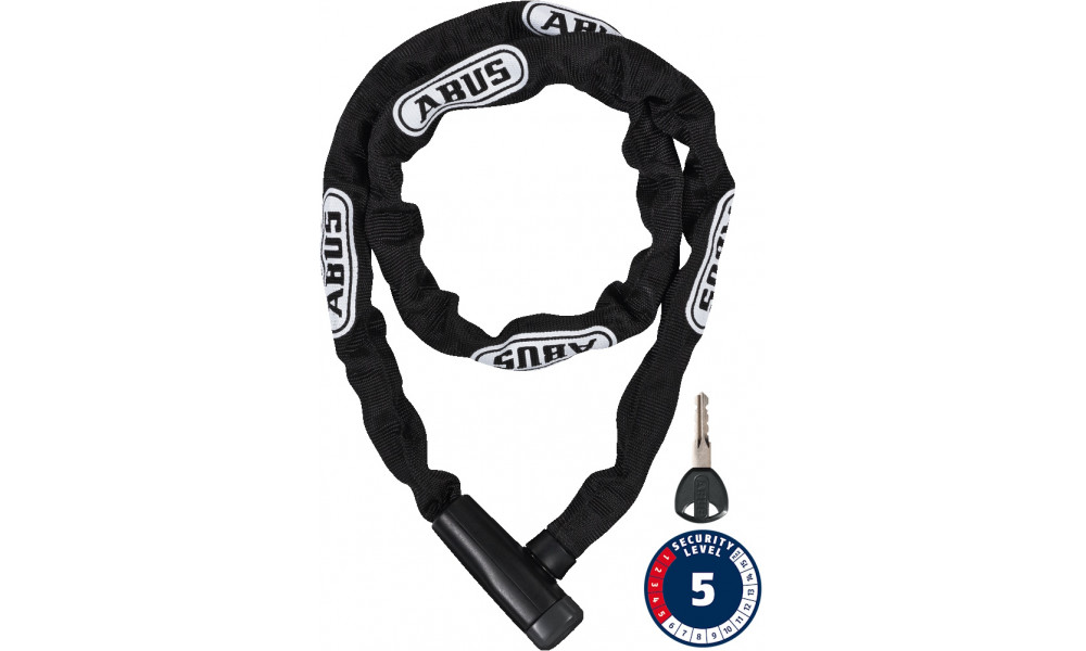 Lukk Abus Steel-O-Chain 5805K/110 black 