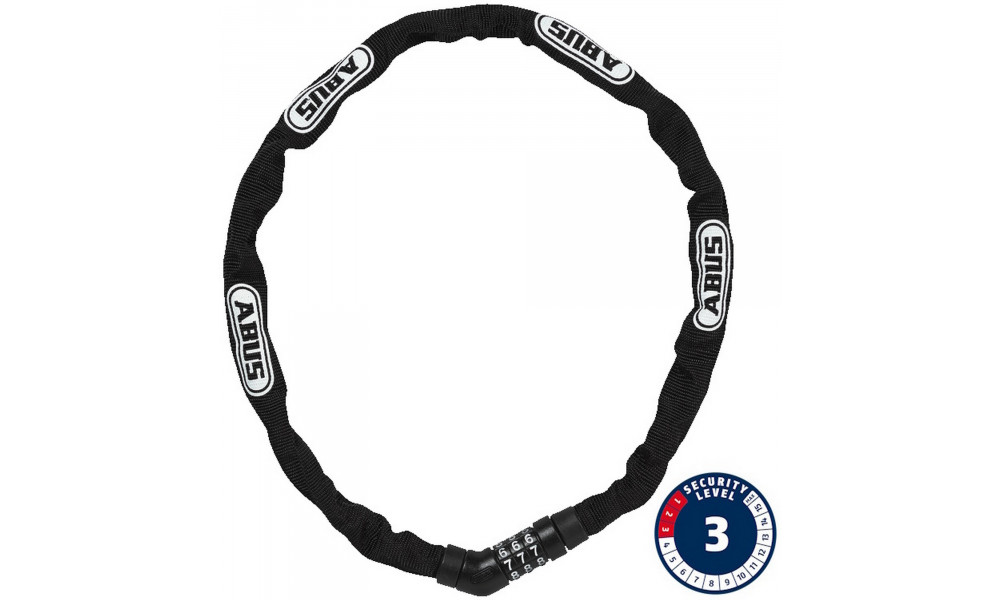 Lukk Abus Steel-O-Chain 4804C/75 black 