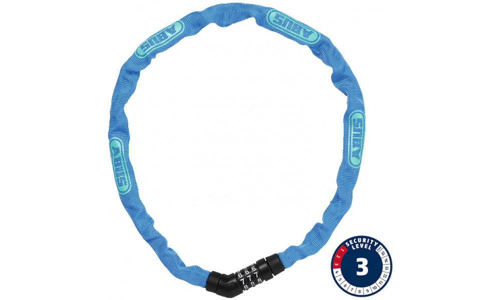 Lukk Abus Steel-O-Chain 4804C/75 blue 