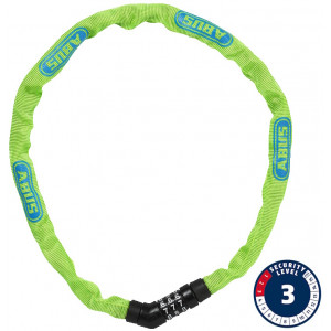Lukk Abus Steel-O-Chain 4804C/75 lime