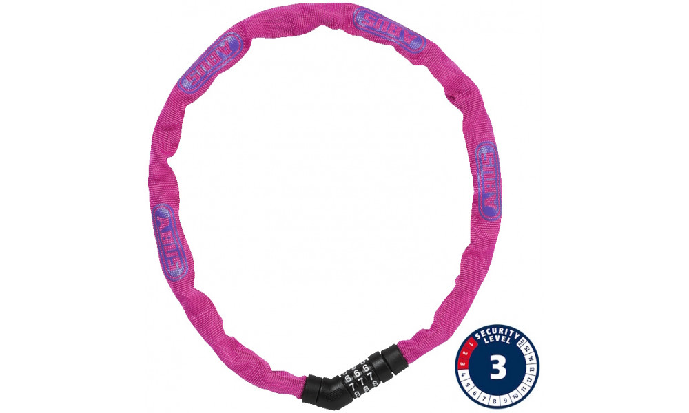 Lukk Abus Steel-O-Chain 4804C/75 pink 
