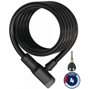 Lukk Abus Booster 6512K/180 BK