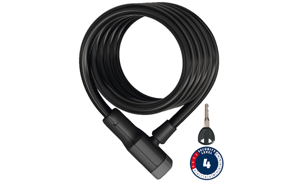 Lukk Abus Booster 6512K/180 BK 