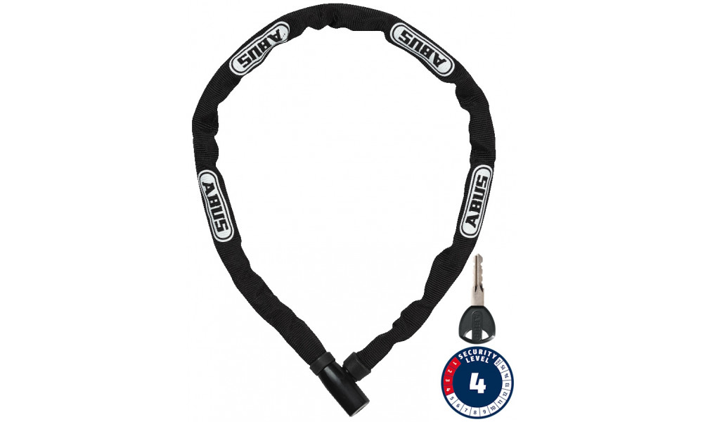 Lukk Abus Steel-O-Chain 4804K/75 BK 