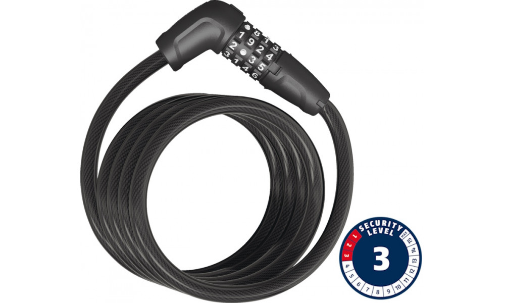 Lukk Abus Numero 5510C/180 BK 