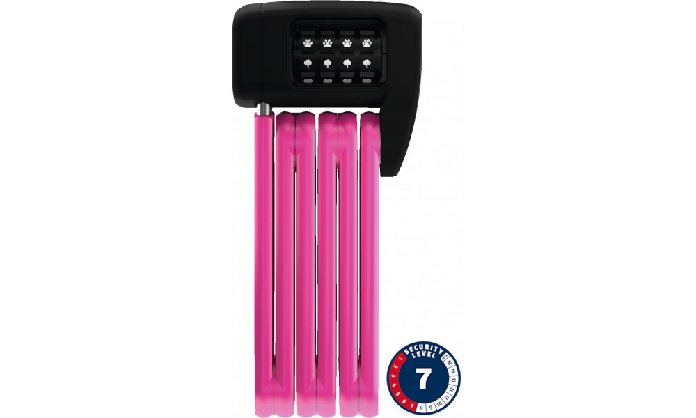 Lukk Abus Bordo Combo Lite Mini 6055C/60 pink SYMBOLS 