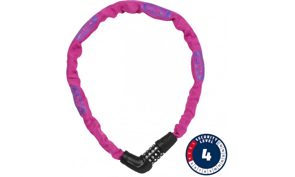 Lukk Abus Steel-O-Chain 5805C/75 pink 