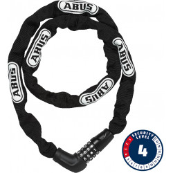 Lukk Abus Steel-O-Chain 5805C/110 black