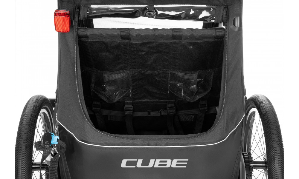 Lastekäru Cube Double CMPT black - 11
